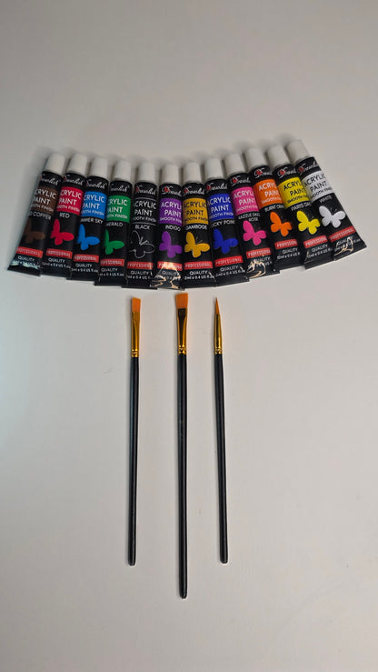 Meccha Chameleon -  all 7 different positions + Paint set