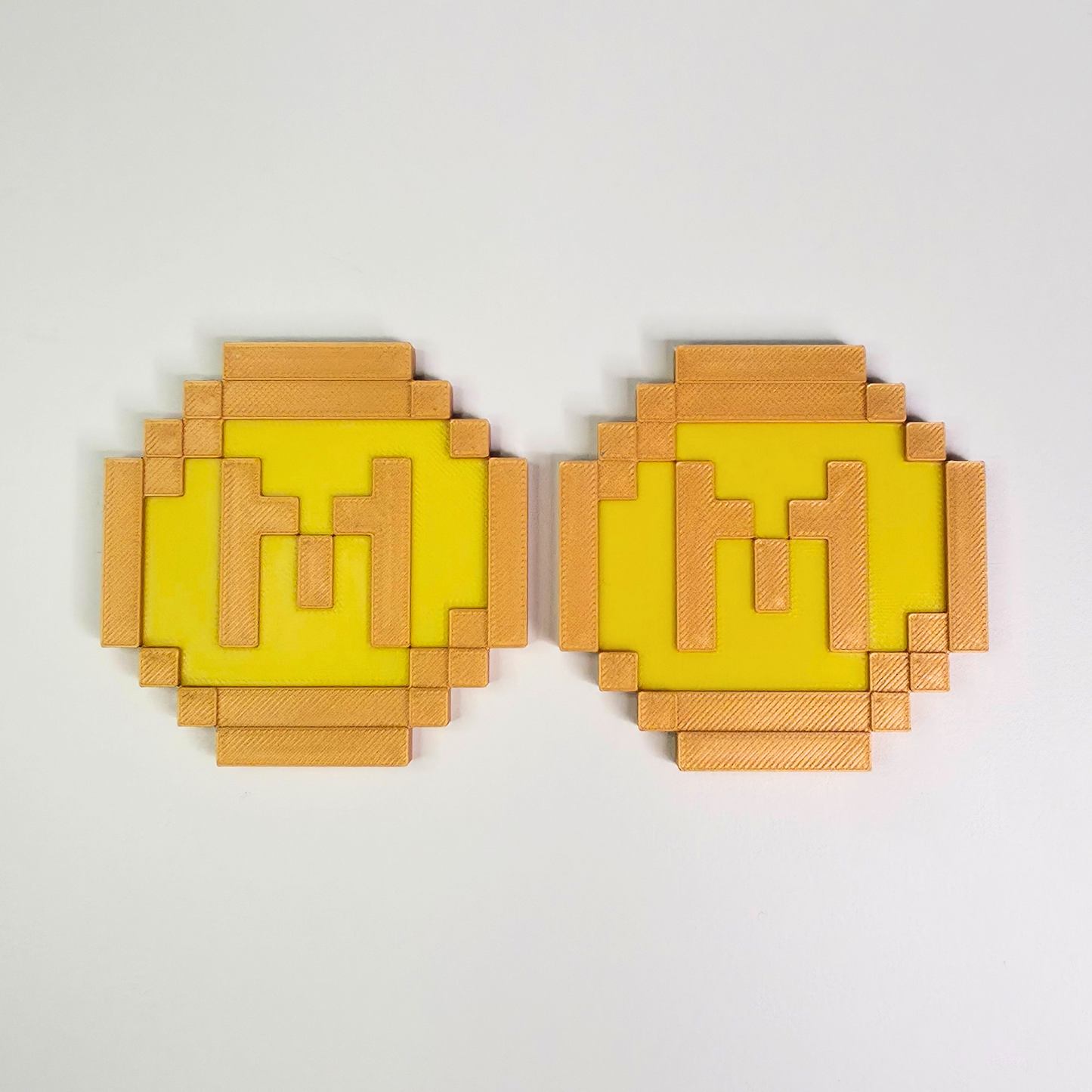 Survival Game Inspired Pixel Miner Coins