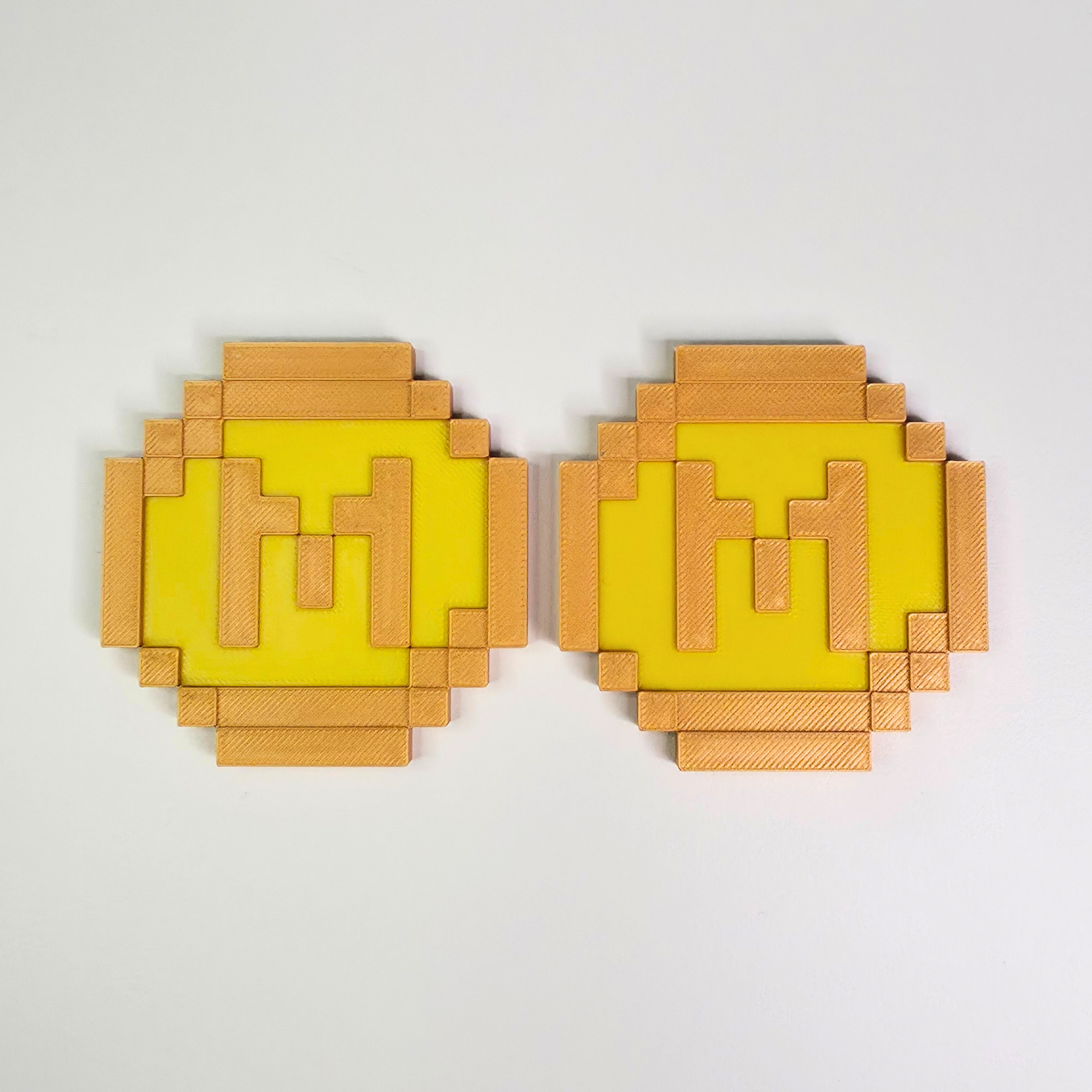 Survival Game Inspired Pixel Miner Coins