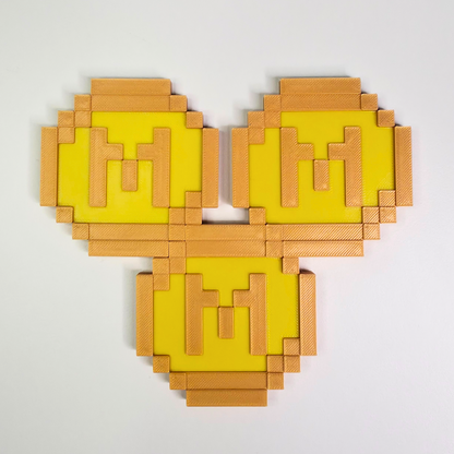 Survival Game Inspired Pixel Miner Coins