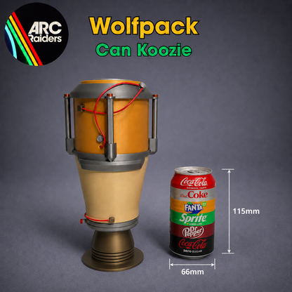 Sci-Fi Wolfpack Can Koozie