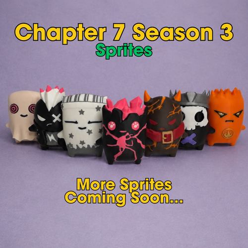 Chapter 7 Season 3 Sprite Figures - Battle Royale Inspired Figures