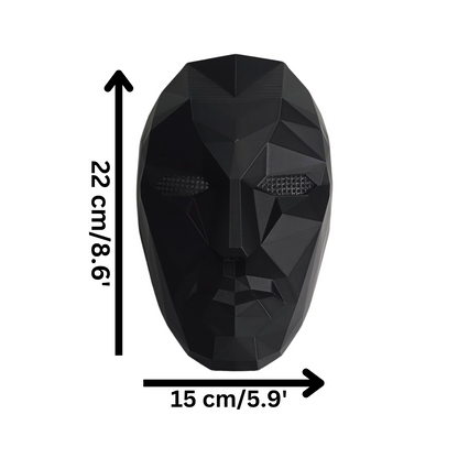 Front Man Black Mask - Sleek and Stylish Face Covering for Any Occasion