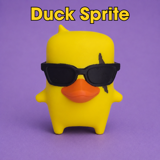 Charming Duck Sprite Collectible Figure - Perfect for Fans and Collectors