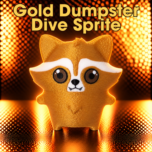 Gold Dumpster Dive Sprite - Chapter 7 Season 4 Collectible Item