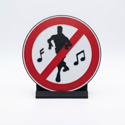 Battle Royale No Dancing Sign