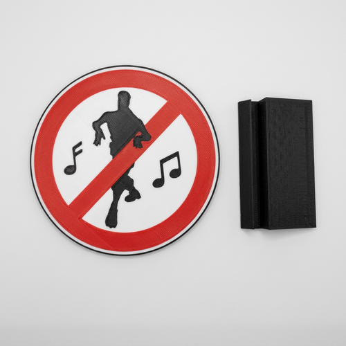 Battle Royale No Dancing Sign